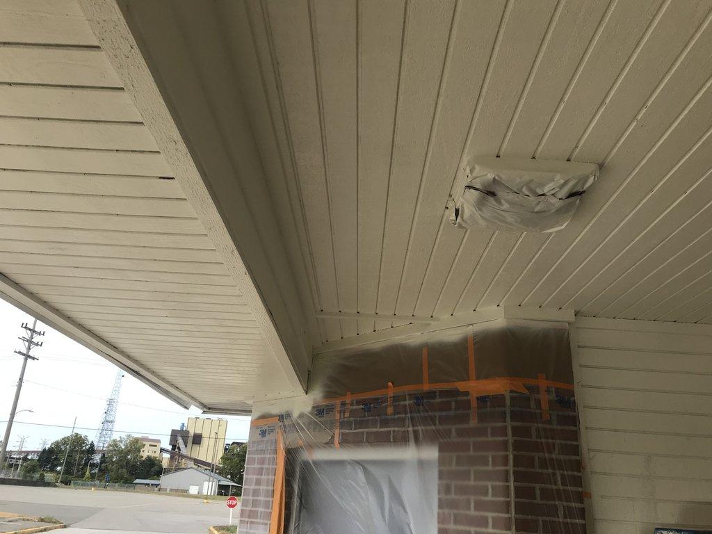 During renovation at Michigan City Shopping Center